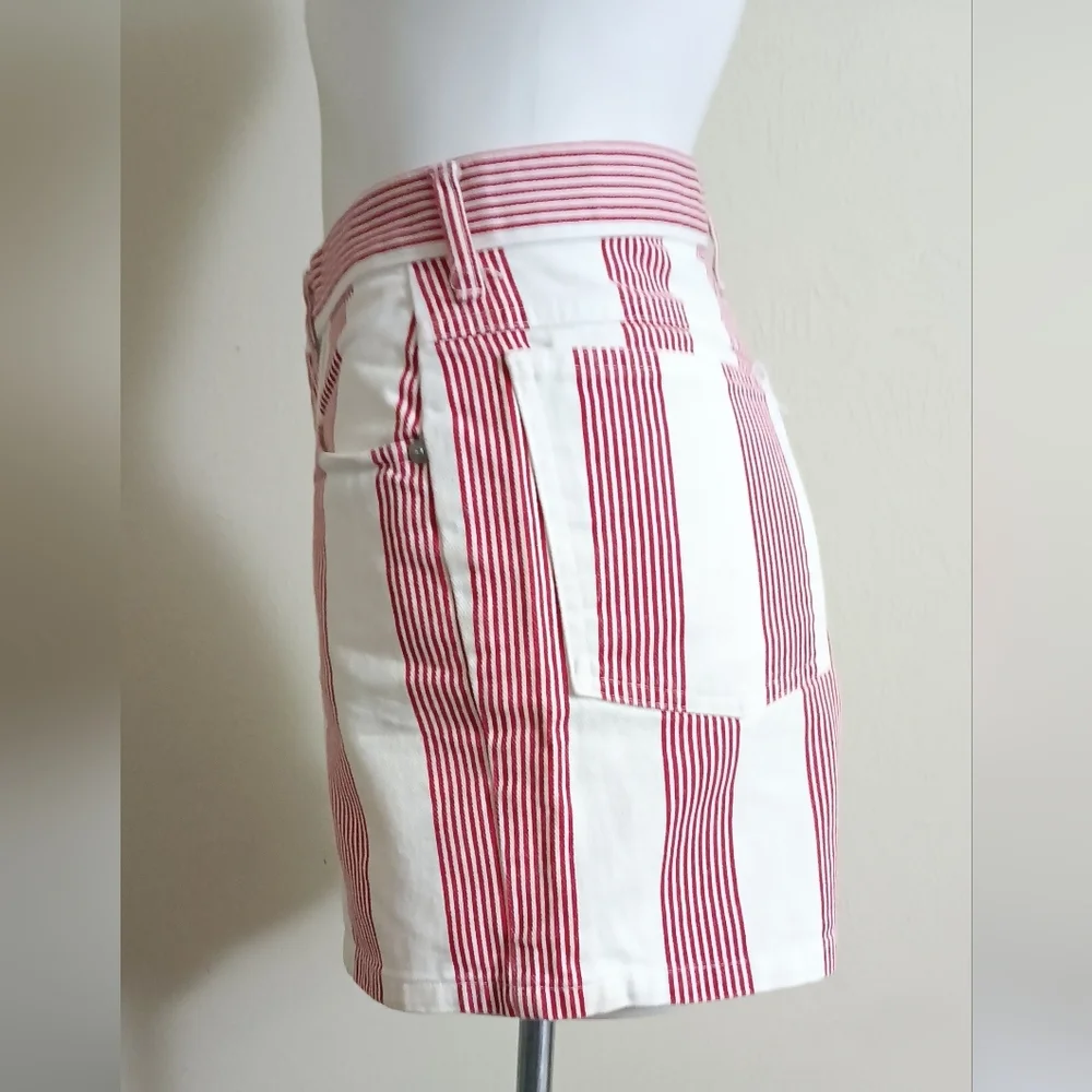 🔥 VINTAGE 90s GRAIL: Skoozi Candy Striped "Mom" Shorts - Picture 2 of 8